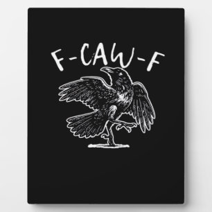 F-Caw-F Grappig Trendy Fotoplaat