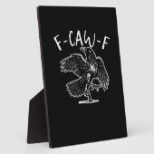 F-Caw-F Grappig Trendy Fotoplaat (Zijkant)