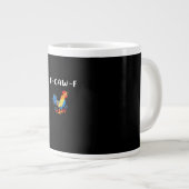 F-Caw-F Grappig Trendy Grote Koffiekop (Voorkant rechts)