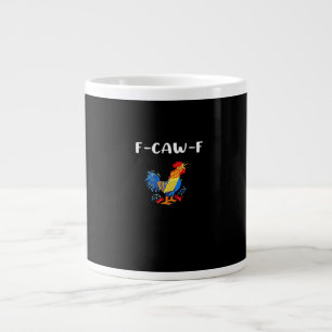 F-Caw-F Grappig Trendy Grote Koffiekop