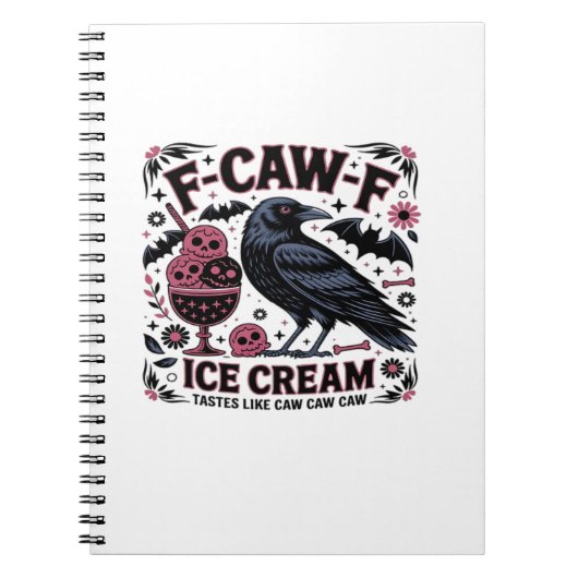 F Caw F Grappig Trendy Notitieboek (Voorkant)