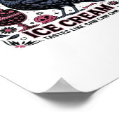 F Caw F Grappig Trendy Poster (Hoek)