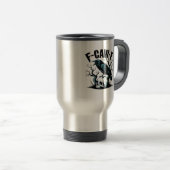 F-Caw-F Grappig Trendy Reisbeker (Voorkant rechts)