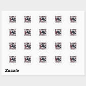 F Caw F Grappig Trendy Ronde Sticker (Vel)