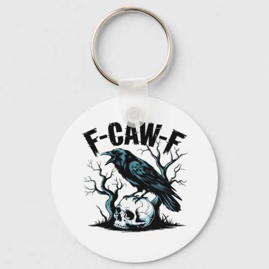 F-Caw-F Grappig Trendy Sleutelhanger (Voorkant)