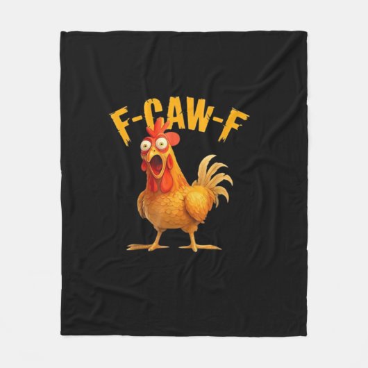 F-Caw-F Grappig Uniek Fleece Deken (Voorkant)