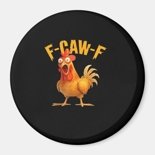 F-Caw-F Grappig Uniek Magneet (Voorkant)