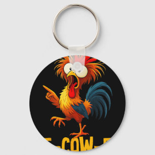 F-caw-f Grappige Cadeaus Kip Citaat Kaw Meme F Caw Sleutelhanger