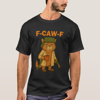 F-CAW-F Grappige Chagrijnige Kat T-shirt