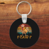 F-Caw-F Grappige Citaat Kip Meme F-Caw-F Sleutelhanger (Voorkant)