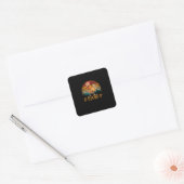 F-Caw-F Grappige Citaat Kip Meme F-Caw-F Vierkante Sticker (Envelop)