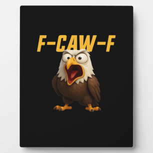 F-Caw-F Grappige F-Caw-F Uitrusting Creative Stijl Fotoplaat
