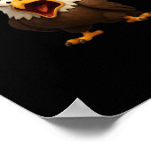 F-Caw-F Grappige F-Caw-F Uitrusting Creative Stijl Poster (Hoek)
