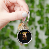 F-Caw-F Grappige F-Caw-F Uitrusting Creative Stijl Sleutelhanger (Hand)