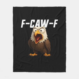 F-Caw-F Grappige F-Caw-F Uitrusting Fleece Deken