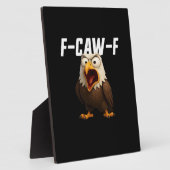 F-Caw-F Grappige F-Caw-F Uitrusting Fotoplaat (Zijkant)