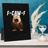 F-Caw-F Grappige F-Caw-F Uitrusting Fotoplaat (Zijkant)