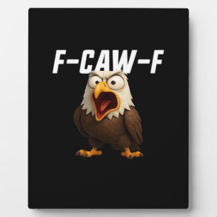 F-Caw-F Grappige F-Caw-F Uitrusting Retro Klassiek Fotoplaat
