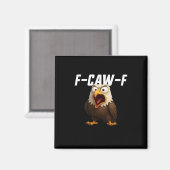 F-Caw-F Grappige F-Caw-F Uitrusting Retro Klassiek Magneet (Voorkant / Achterkant)