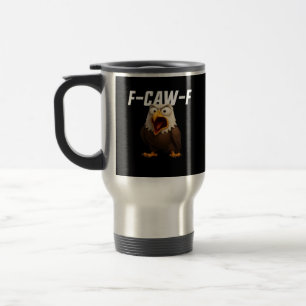 F-Caw-F Grappige F-Caw-F Uitrusting Retro Klassiek Reisbeker