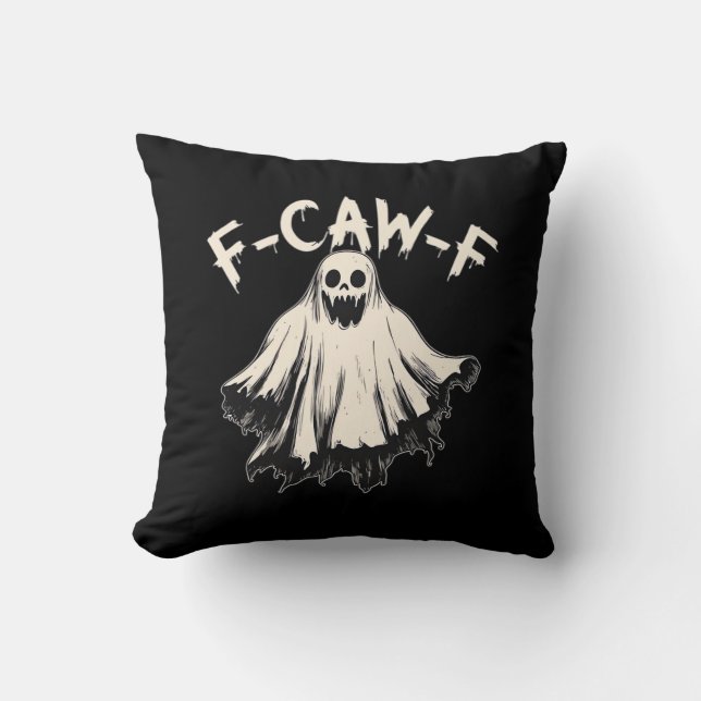 F-Caw-F Grappige Humor Cool Uniek Kussen (Voorkant)