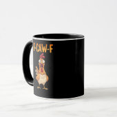 F-Caw-F Grappige Kip die Hanenmeme Sarcastisch Zeg Mok (Voorkant links)