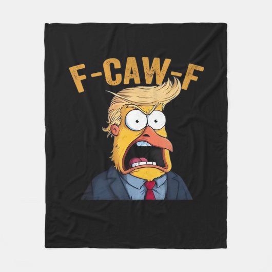 F-Caw-F Grappige Kip Haan Klassieker Fleece Deken (Voorkant)
