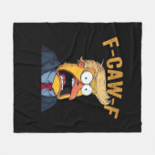 F-Caw-F Grappige Kip Haan Klassieker Fleece Deken (Voorkant (Horizontaal))