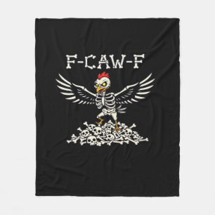 F Caw F Grappige Kip Halloween Cool Unieke Stijl Fleece Deken