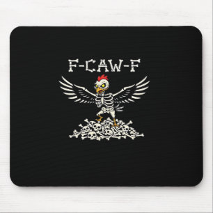 F Caw F Grappige Kip Halloween Cool Unieke Stijl Muismat