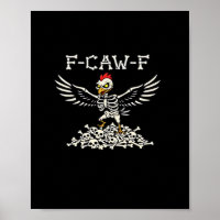 F Caw F Grappige Kip Halloween Cool Unieke Stijl