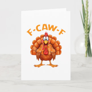 F-caw-f Grappige Kip Humor F-caw-f Kalkoen Meme Th Kaart