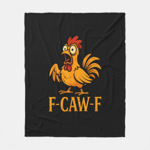 F-Caw-F Grappige Kip Humor Kip Meme Kip L Fleece Deken