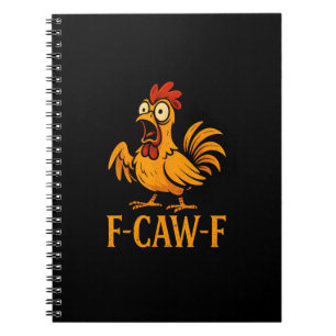 F-Caw-F Grappige Kip Humor Kip Meme Kip L Notitieboek
