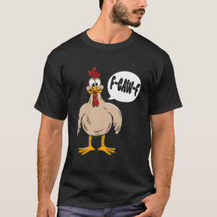 F-CAW-F Grappige Kip Humor Sarcasme Retro Kleding T-shirt