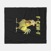F Caw F Grappige Kip Klassiek Creatief Casual Fleece Deken (Voorkant (Horizontaal))