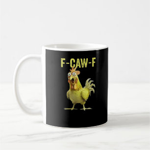 F-Caw-F Grappige Kip Klassiek Creatieve Casual Koffiemok