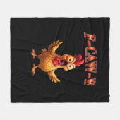 F Caw F Grappige Kip Klassiek Esthetisch Ontwerp Fleece Deken (Voorkant (Horizontaal))