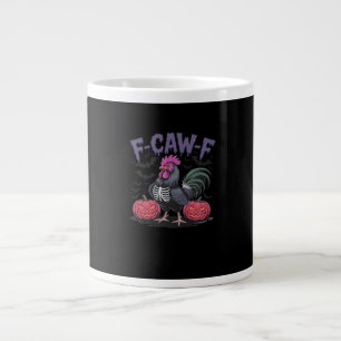 F Caw F Grappige Kip Klassieke Eenvoudige Schone S Grote Koffiekop