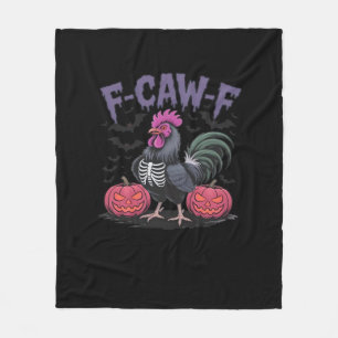 F Caw F Grappige Kip Klassieke Eenvoudige Stijl Fleece Deken