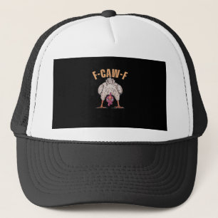 F Caw F Grappige Kip Klassieke Retro Coole Stijl Trucker Pet
