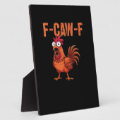 F Caw F Grappige Kip Klassieke Trendy Moderne Stij Fotoplaat (Zijkant)
