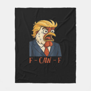 F Caw F Grappige Kip Klassieke Vintage Coole Stijl Fleece Deken