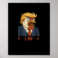 F Caw F Grappige Kip Klassieke Vintage Coole Stijl