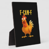F Caw F Grappige Kip Meme Moderne Stijl Fotoplaat (Zijkant)