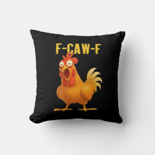 F Caw F Grappige Kip Meme Trendy Moderne Stijl Kussen