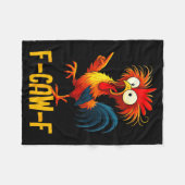 F-caw-f Grappige Kip Quote Kaw Meme F Caw F Mannen Fleece Deken (Voorkant (Horizontaal))
