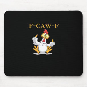 F-Caw-F Grappige Kip Retro Klassieker Muismat