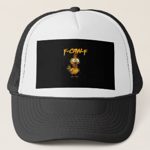 F-Caw-F Grappige Kippenhumor F-Caw-F Citaat Haan  Trucker Pet