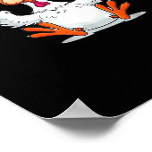 F-Caw-F Grappige Klassieke Kip Minimaal Schoon Poster (Hoek)